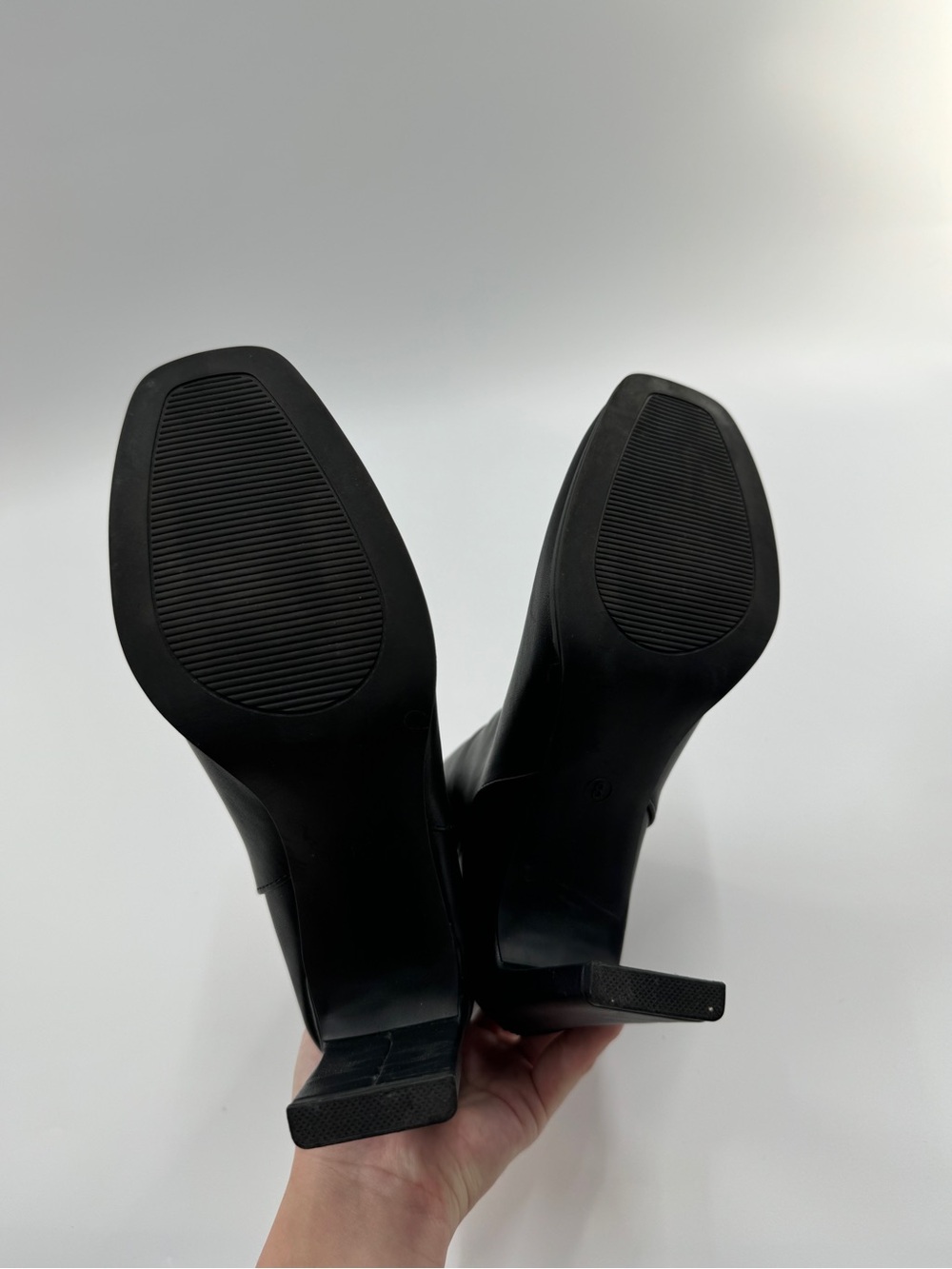 MIA Black Heeled Ankle Boots – Women’s Size 8 - Picture 6 of 6